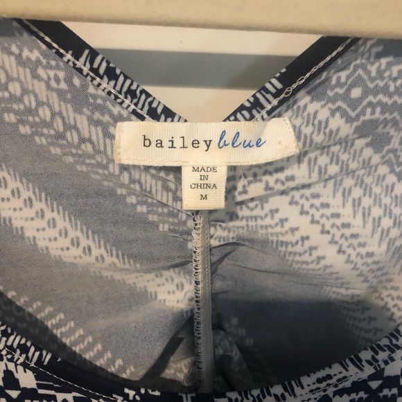 Blue and white jumpsuit - Picture 3 of 4